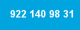 922 140 98 31 922 140 98 31